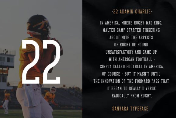Sankara Font PNG with transparent background - Preview 3