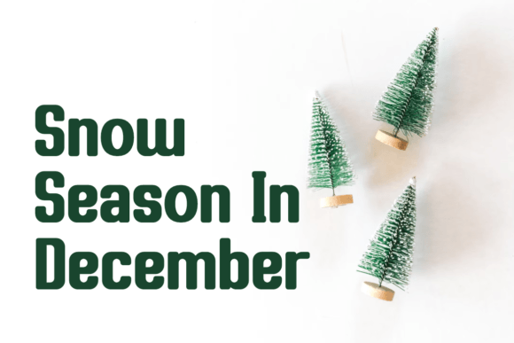 Snowfall Christland Font PNG with transparent background - Preview 3