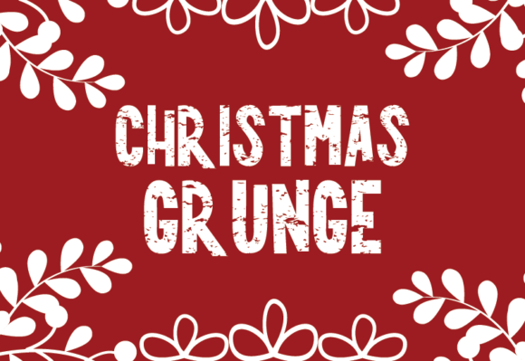 Christmas Grunge Font - Preview 1
