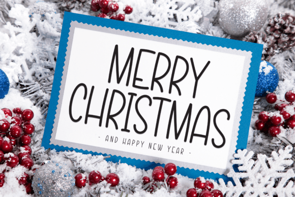 Christmas Ornament Font - Preview 4