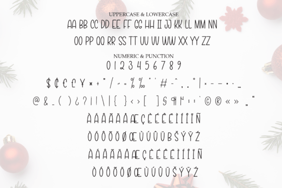 Christmas Ornament Font - Preview 6