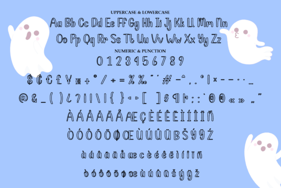 Cute Ghost Font - Preview 5