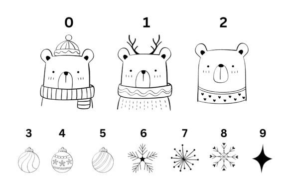 Fox Xmas Doodle Font - Preview 3