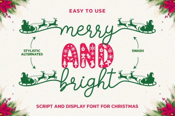 Happy Santa Duo Font - Preview 1