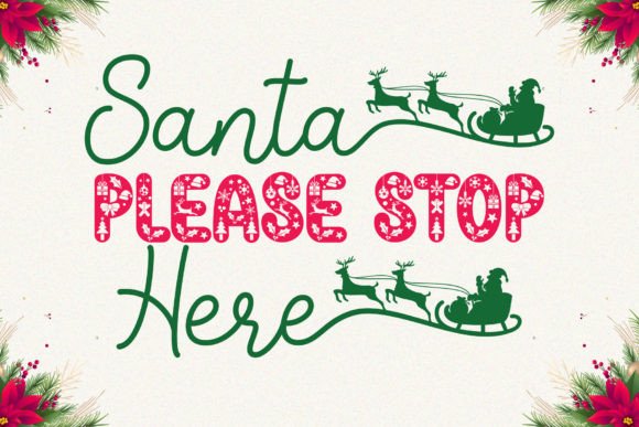 Happy Santa Duo Font - Preview 2