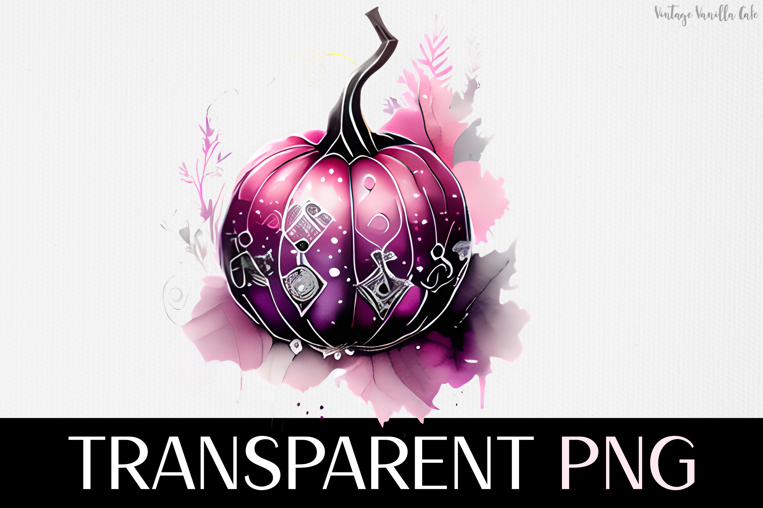 Pink Pumpkin - Halloween PNG Graphic Graphic by VintageRetroCafe ...