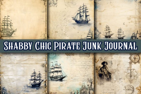 Shabby Chic Pirate Junk Journal