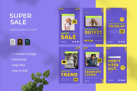 Instagram Sale Templates - Super Sale