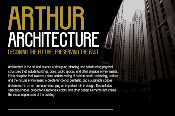 Arthurok Font - Preview 1