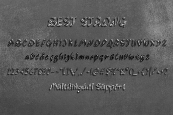 Best Strong Font - Preview 4