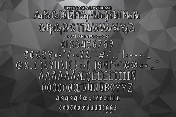 Black Diamond Font - Preview 6