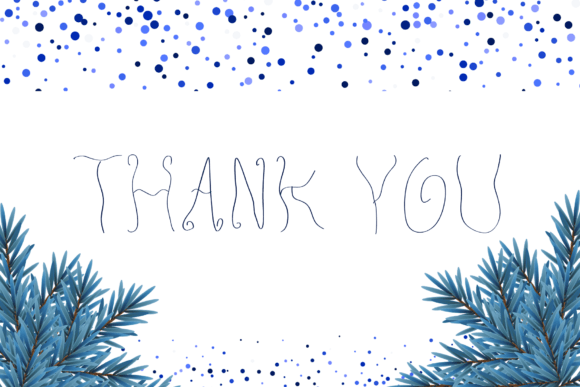 Christmas Snow Font - Preview 3