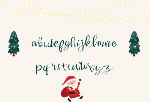 Hi Santa Font PNG with transparent background - Preview 2