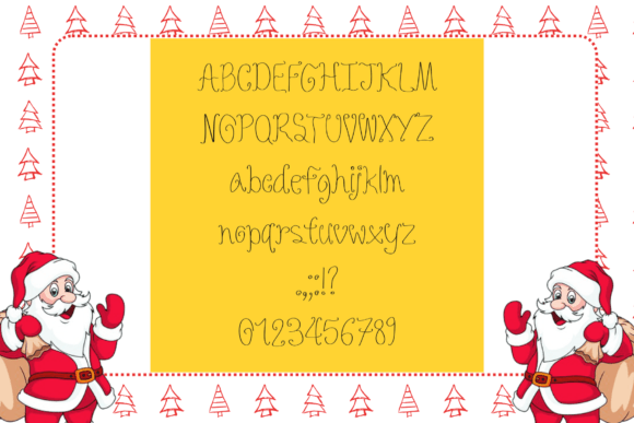 Ho Ho Ho Font PNG with transparent background - Preview 2