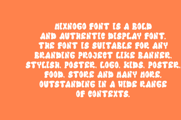 Mixnogo Font PNG with transparent background - Preview 4