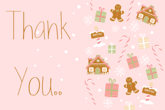 Pink Christmas Font PNG with transparent background - Preview 4