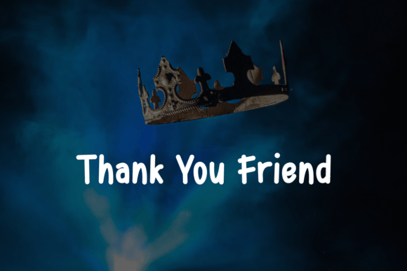 Rings Queen Font PNG with transparent background - Preview 4