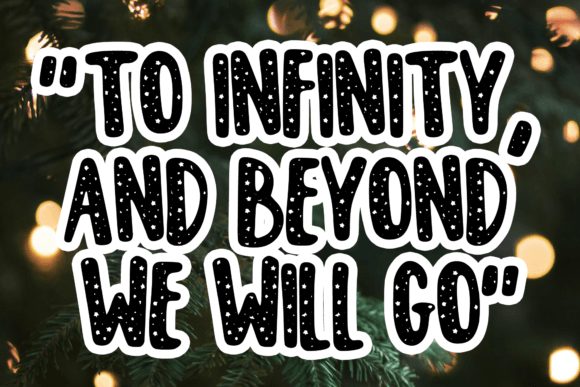 Shining Stars Font PNG with transparent background - Preview 1