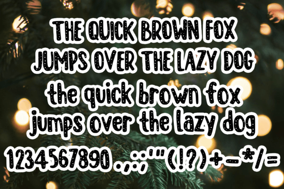 Shining Stars Font PNG with transparent background - Preview 3