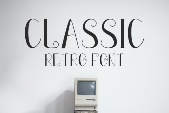 Sinematik Retro Font PNG with transparent background - Preview 2