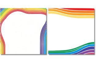 Abstract Rainbow Border Backgrounds Graphic by VYCstore · Creative Fabrica
