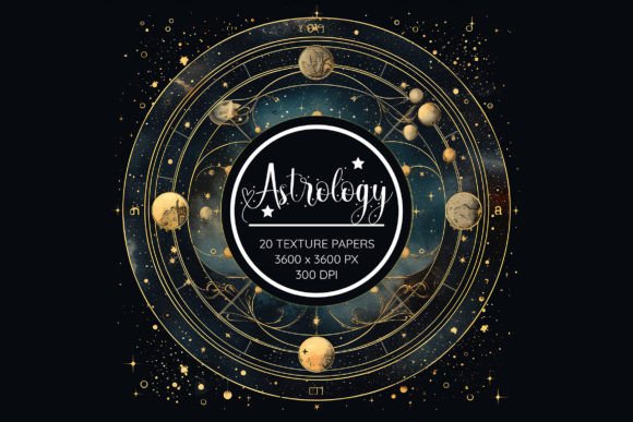 Astrology Constellations Digital Papers