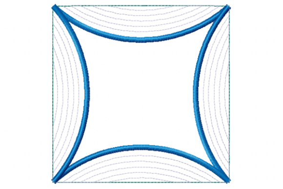 Cathedral Window Quilt Block