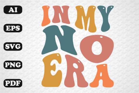 In My Hockey Mom Era Retro Wavy Svg Graphic by sujon1638 · Creative Fabrica