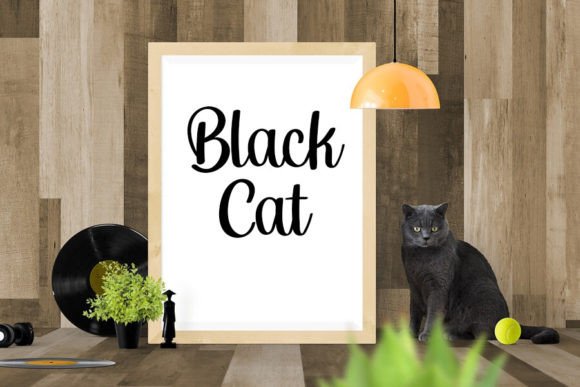 Black Vintage Font - Preview 1