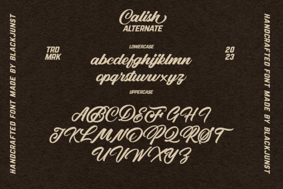 Calish Font - Preview 1