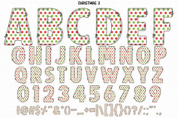 Christmas Font - Preview 3