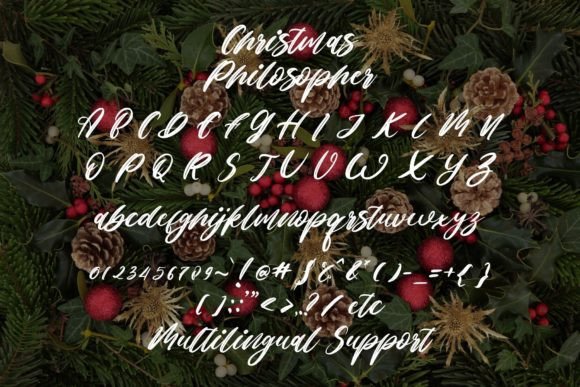 Christmas Philosopher Font - Preview 5