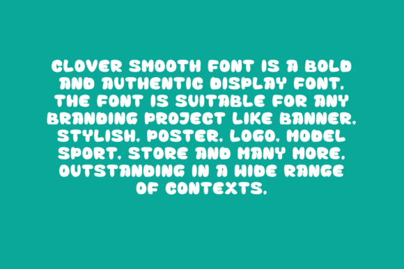 Clover Smooth Font - Preview 3