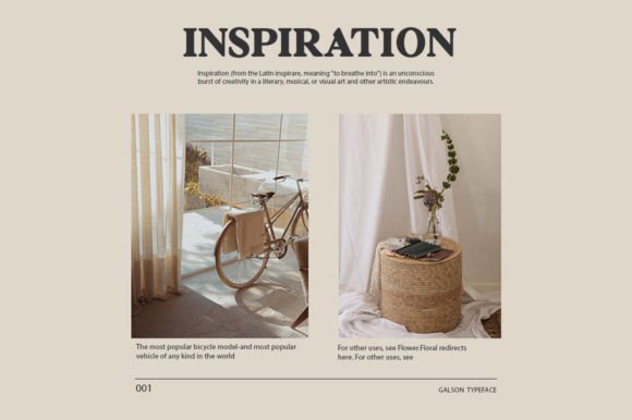Galson Font - Preview 1