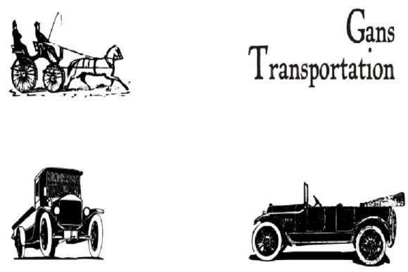 Gans Transportation Font - Preview 1
