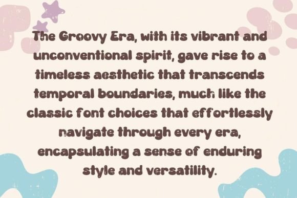 Groovy Era Font - Preview 1