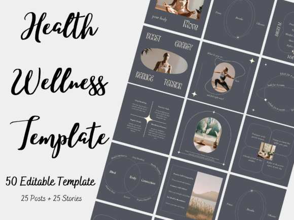 Health and Wellness Instagram Template