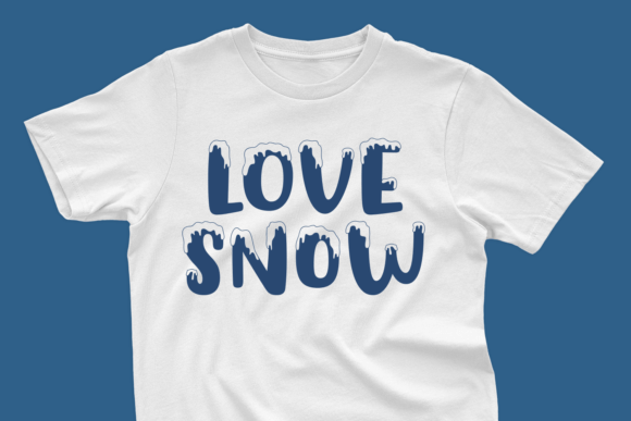 Likes Snow Font PNG with transparent background - Preview 3