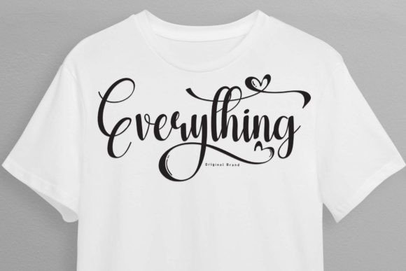 Mistymorn Font PNG with transparent background - Preview 2