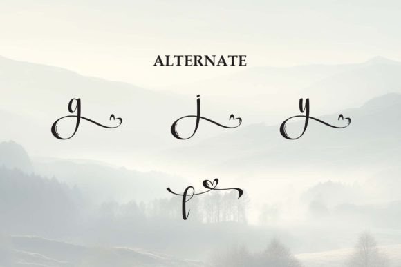 Mistymorn Font PNG with transparent background - Preview 6