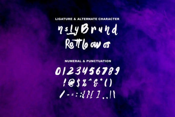 Ronttsly Font PNG with transparent background - Preview 3