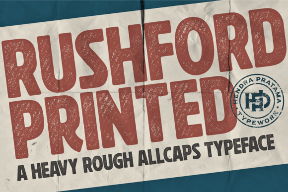 Rushford Font PNG with transparent background - Preview 1