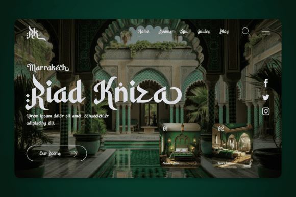 Sahara Scrolls Font PNG with transparent background - Preview 3