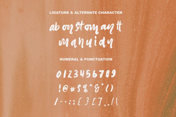 Sero Aromad Font PNG with transparent background - Preview 4