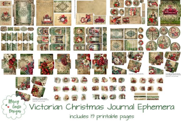 Victorian Christmas Journal & Ephemera