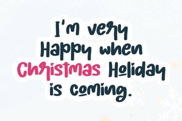 Biglove Christmas Font - Preview 1