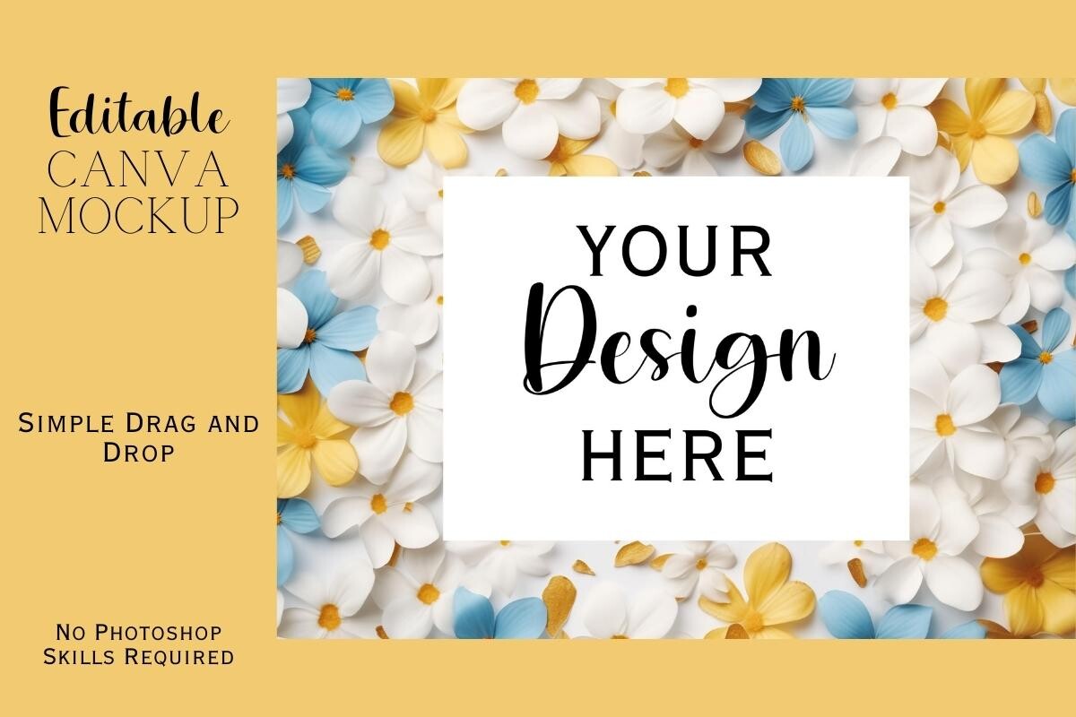 Canva Flat Lay Mockup