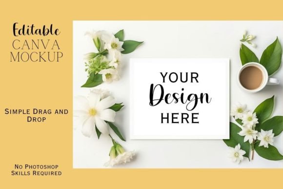 Canva Flat Lay Mockup