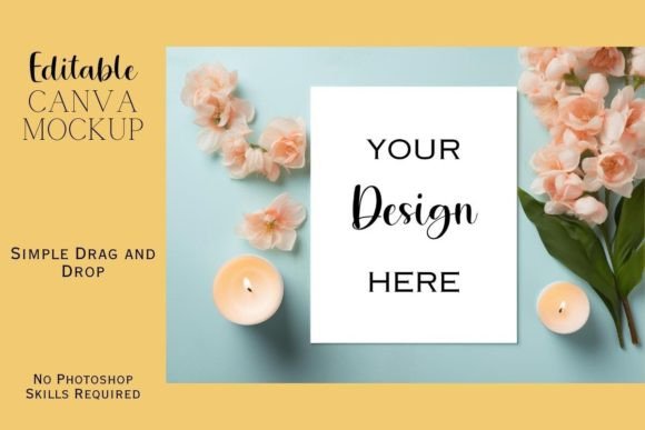 Canva Flat Lay Mockup