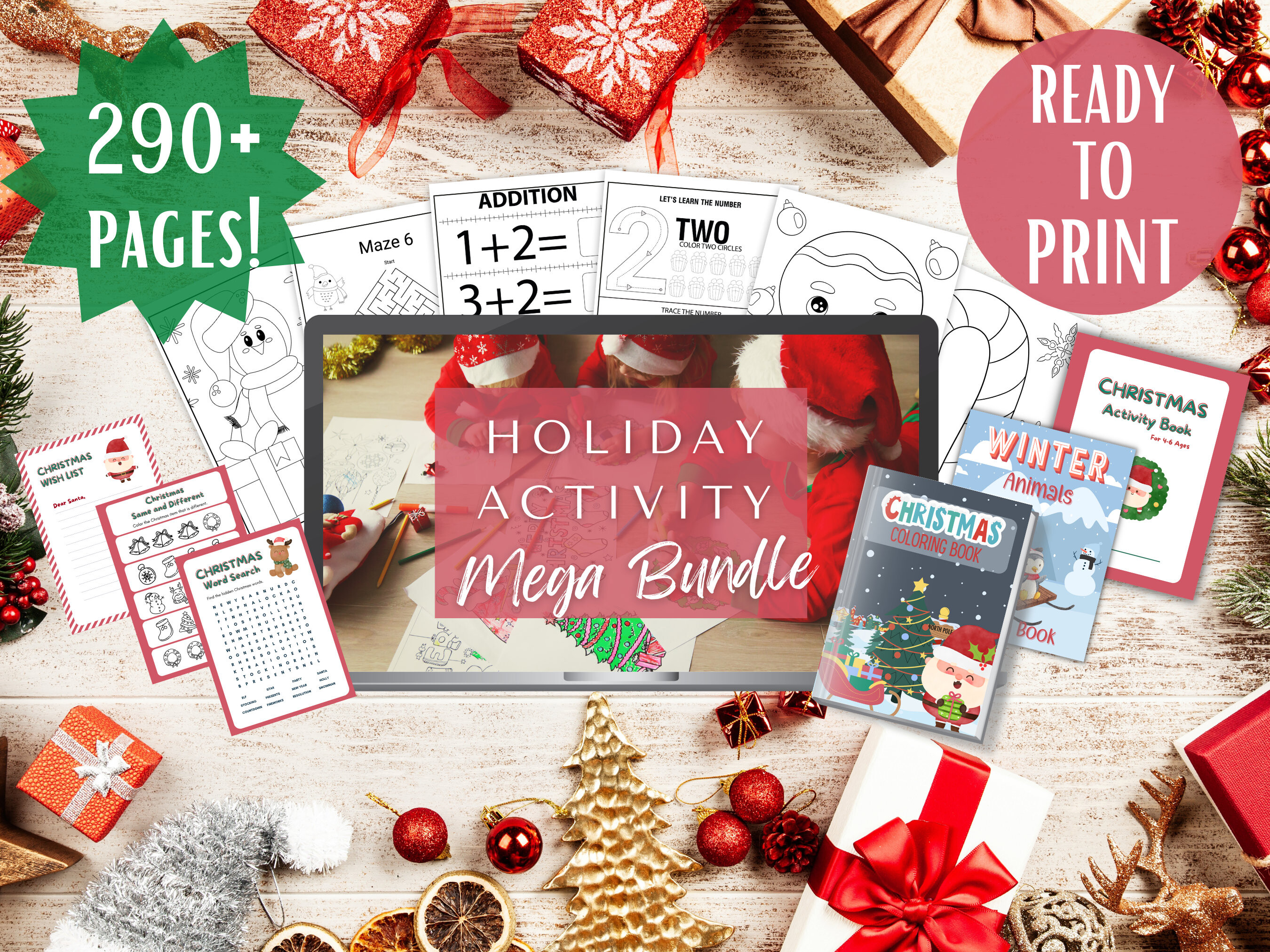 Christmas Holiday Activity MEGA Bundle
